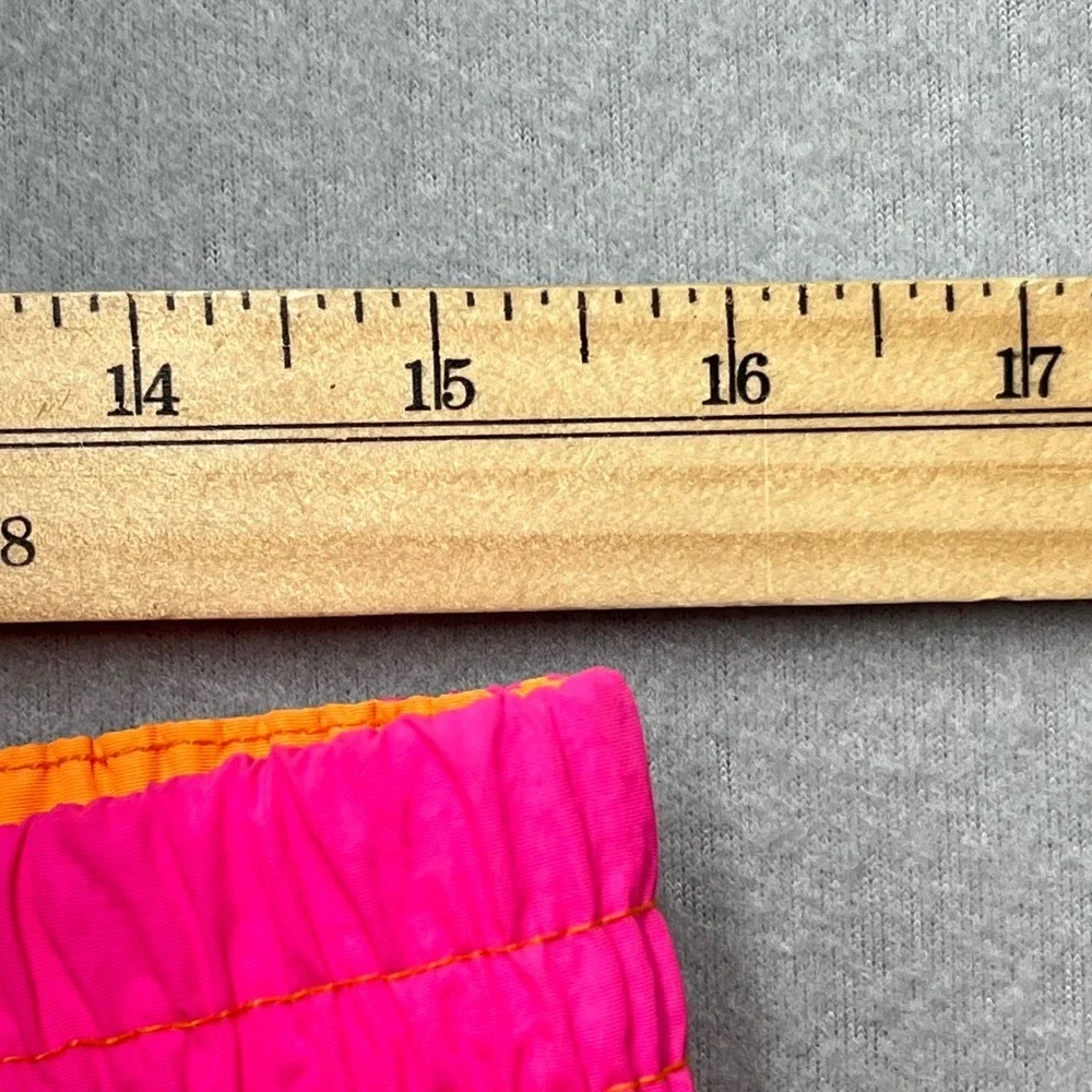 Vintage JAMS Neon Orange Pink Boxer Shorts 80s‎ 90s Surf Beach Festival Mens L